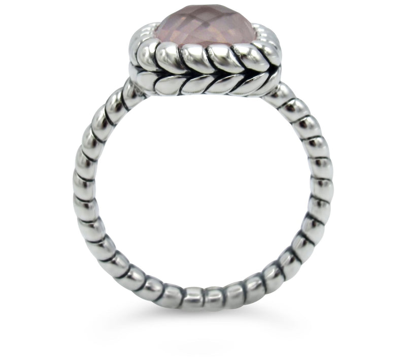 Tiffany Kay Studio Sterling Silver 2.50 cttw Rose Quartz Ring — View 2