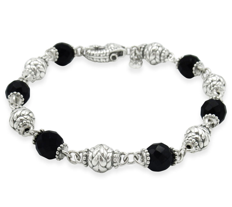 Tiffany Kay Studio Sterling Onyx Bead Bracelet — Main view