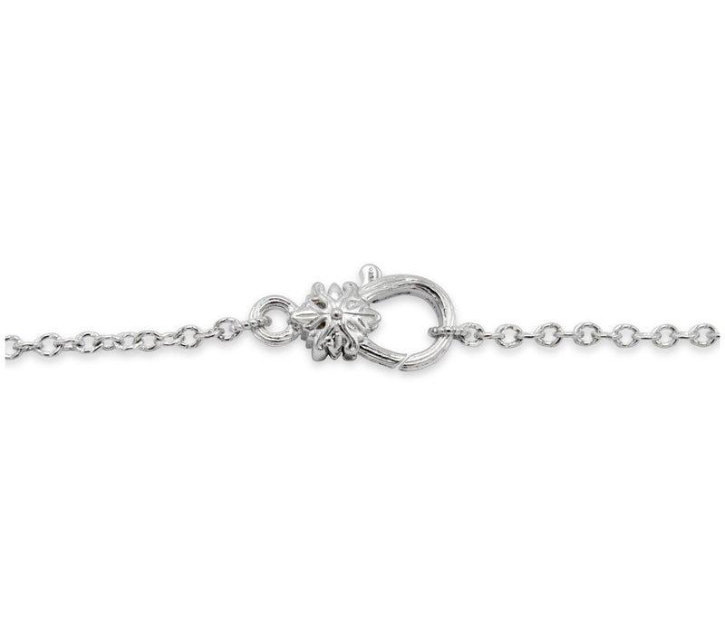 Ariva Textured Cross Pendant w/ Chain, Sterling& 18K Gold — View 3