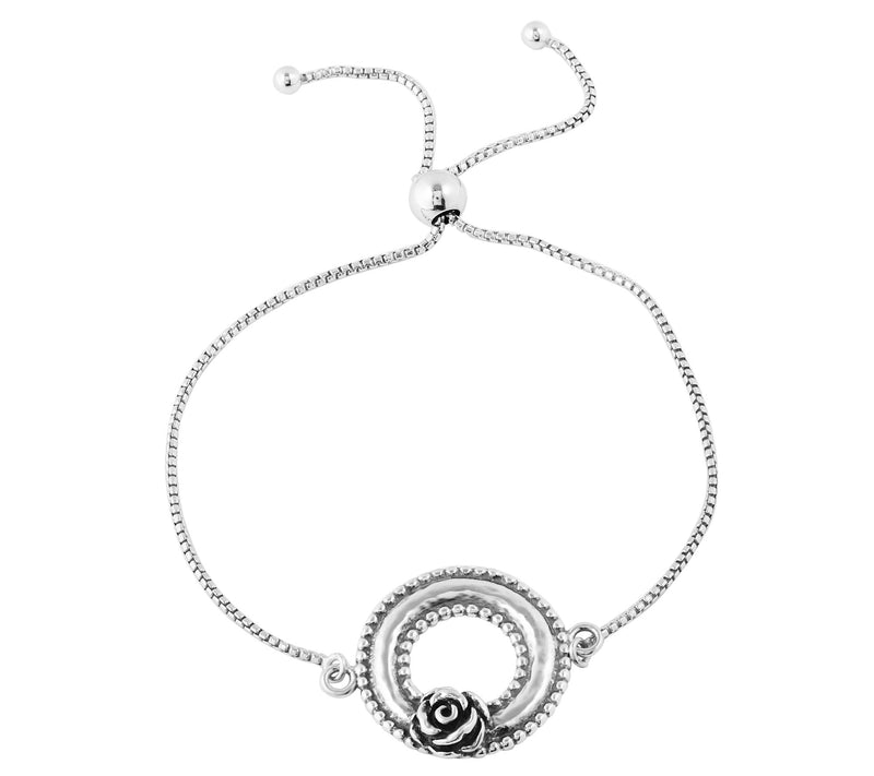 Or Paz Sterling Silver Beaded Rose Bracelet — Main view