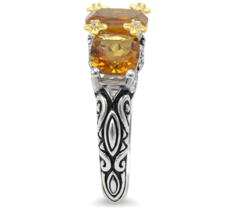 Barbara Bixby Sterling Silver & 18K Multi-Gemstone Ring — View 3