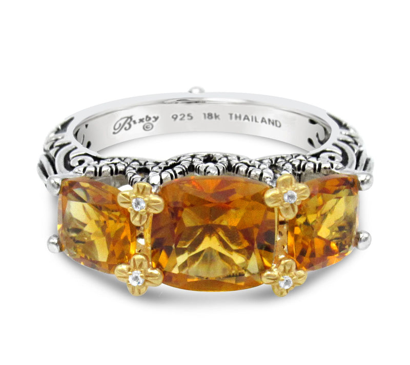 Barbara Bixby Sterling Silver & 18K Multi-Gemstone Ring — Main view