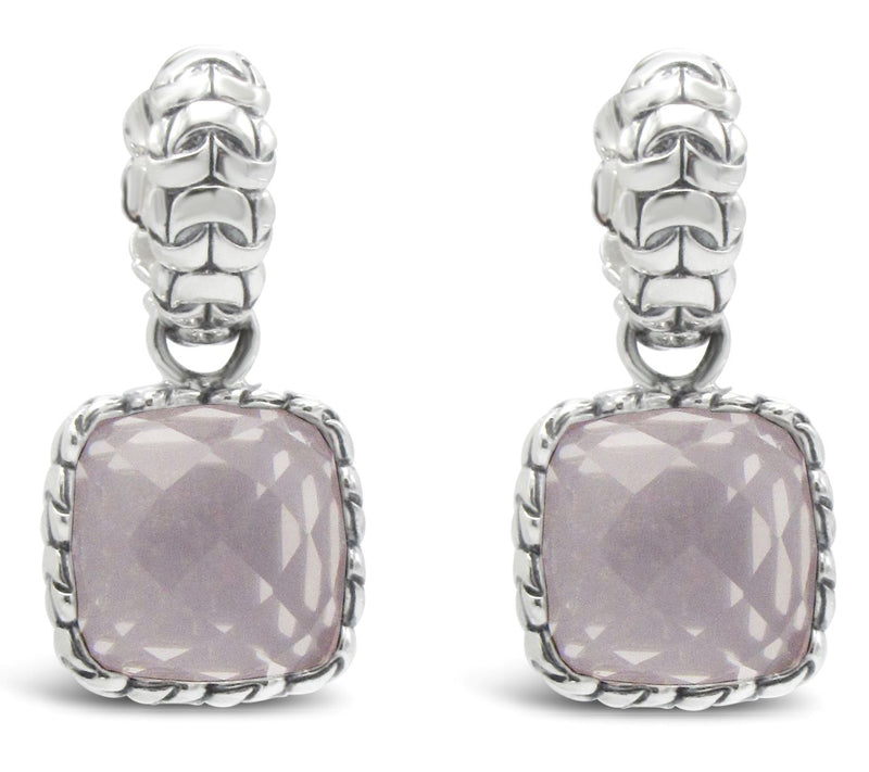 Tiffany Kay Studio Sterling 8.60 cttw Rose Quartz Earrings — Main view