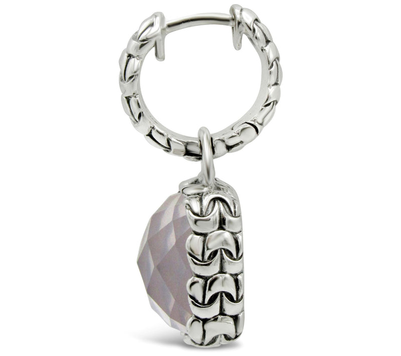 Tiffany Kay Studio Sterling 8.60 cttw Rose Quartz Earrings — View 2