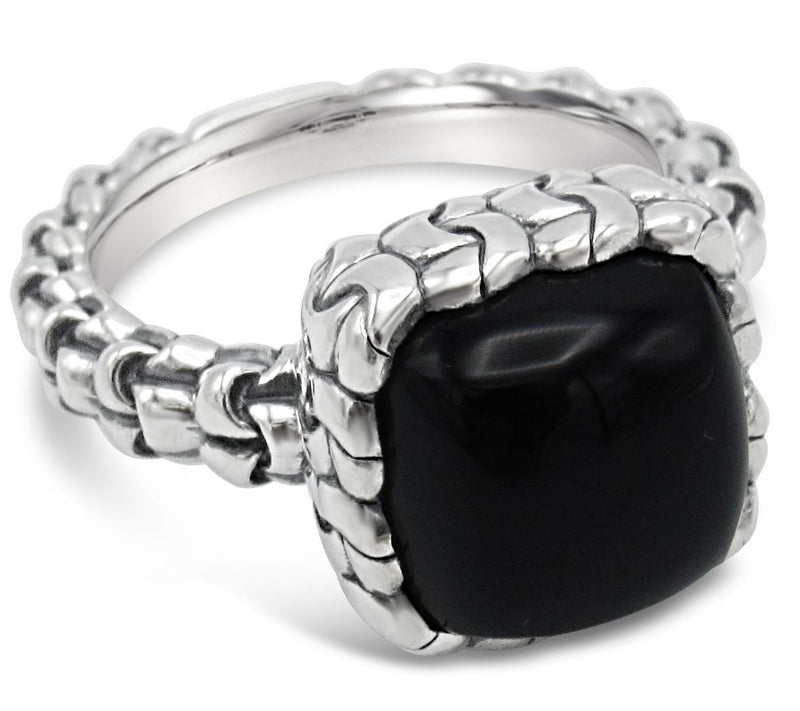 Tiffany Kay Studio Purl Knit Onyx Ring — Main view