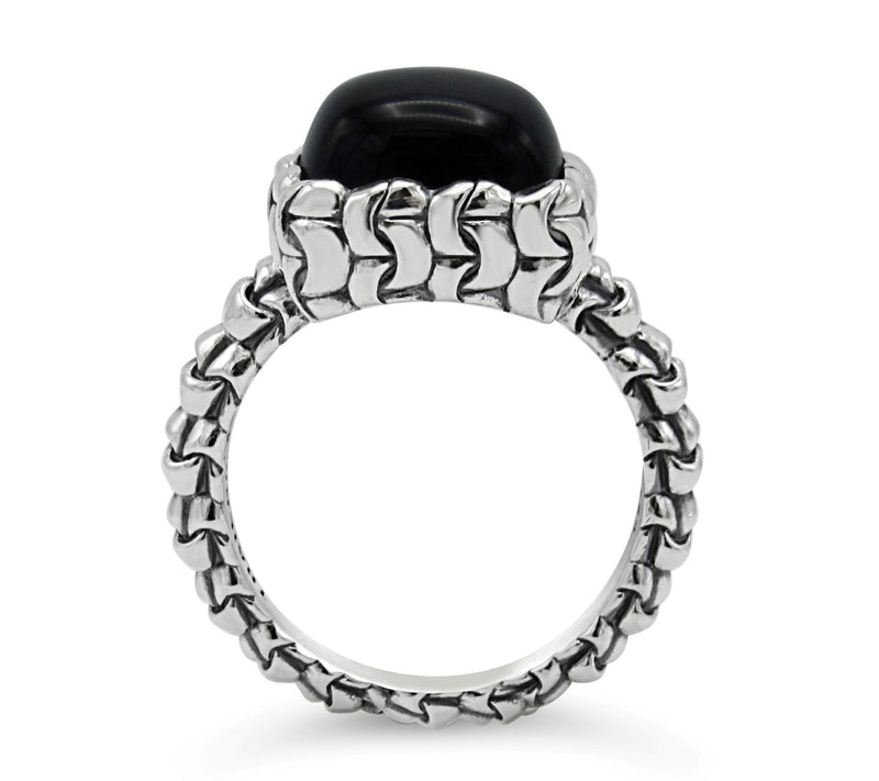 Tiffany Kay Studio Purl Knit Onyx Ring — View 2
