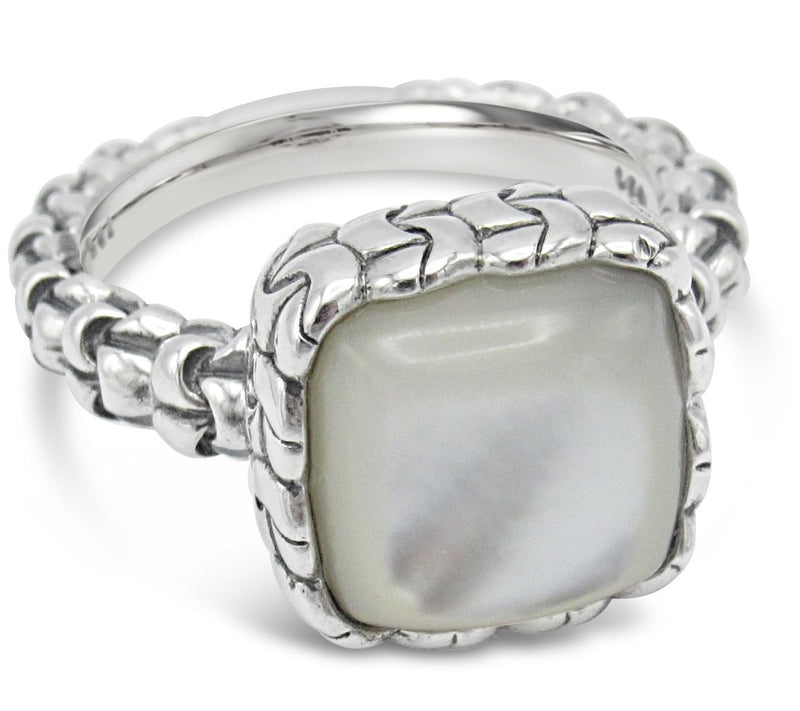 Tiffany Kay Studio Purl Knit Mother-of-Pearl Ring — Main view
