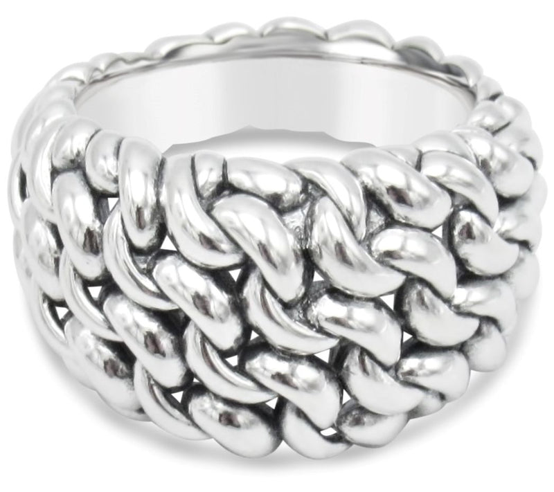 Tiffany Kay Studio Sterling Purl Knit Ring — Main view