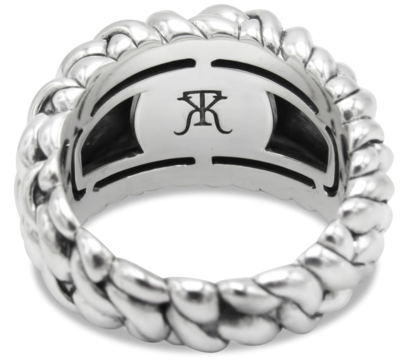 Tiffany Kay Studio Sterling Purl Knit Ring — View 4