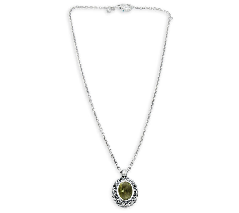 Tiffany Kay Studio Sterling Silver Gemstone Pendant w/ Chain — View 2