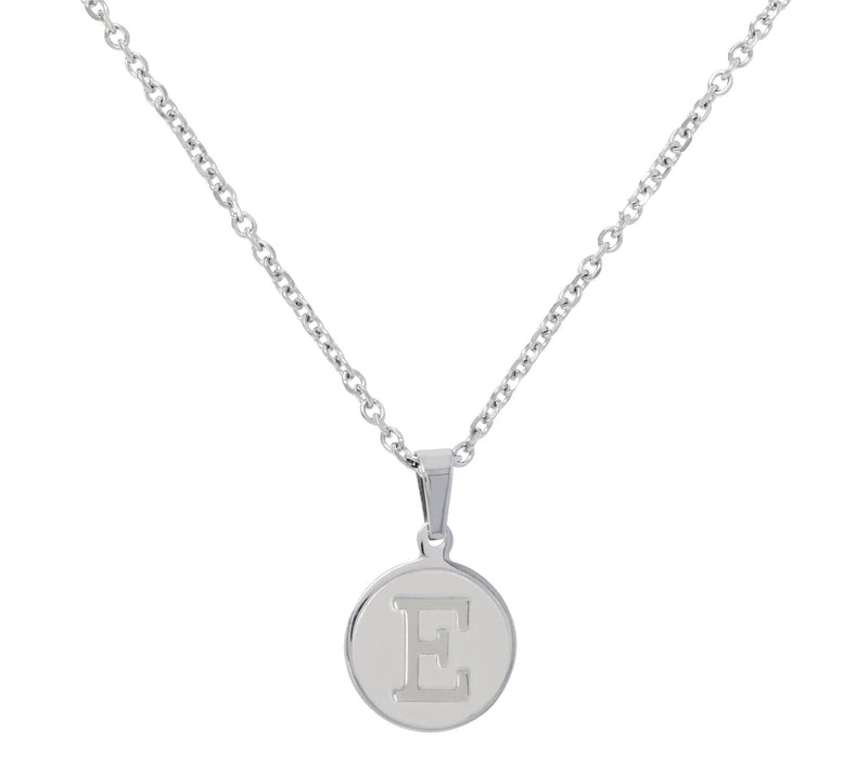 Steel By Design Initial Pendant w/ Chain — View 11