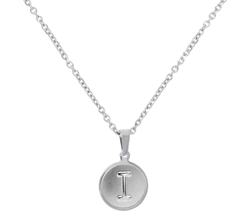 Steel By Design Initial Pendant w/ Chain — View 19