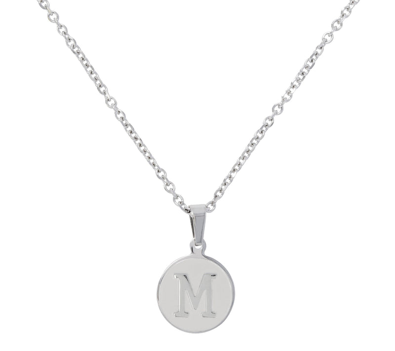 Steel By Design Initial Pendant w/ Chain — View 27