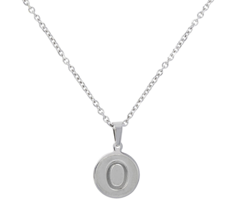 Steel By Design Initial Pendant w/ Chain — View 31