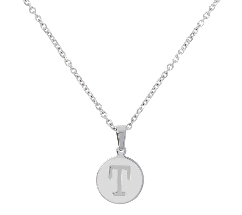 Steel By Design Initial Pendant w/ Chain — View 41