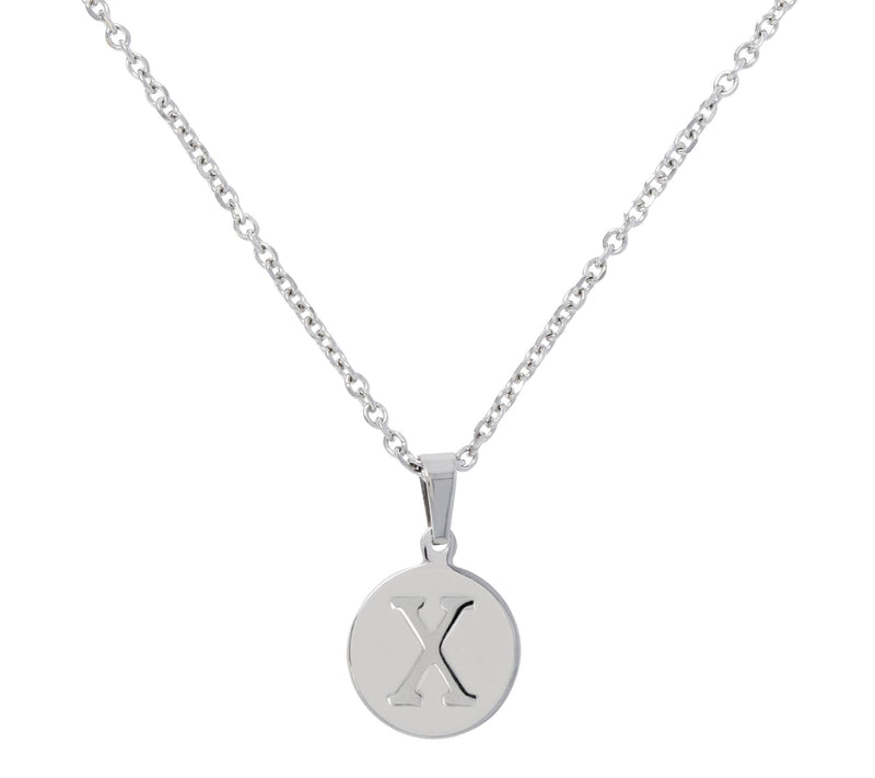 Steel By Design Initial Pendant w/ Chain — View 49