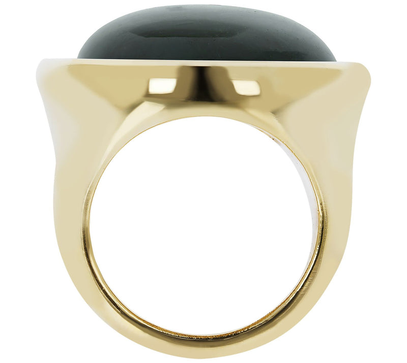 Gem Gossip Oval Gemstone Ring, 10K Gold — View 7