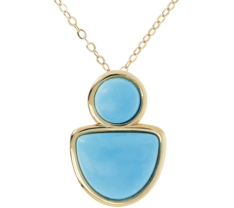 Gem Gossip Gemstone Pendant with Chain, 10K Gold — View 5
