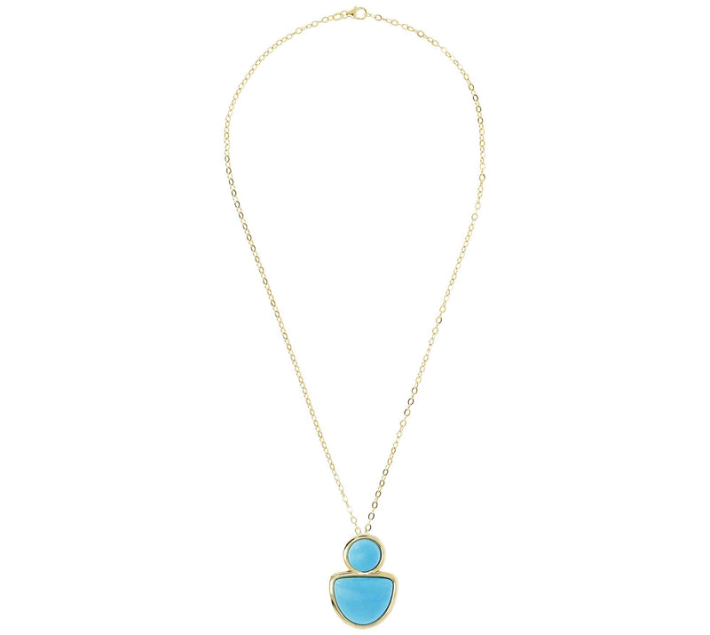 Gem Gossip Gemstone Pendant with Chain, 10K Gold — View 8