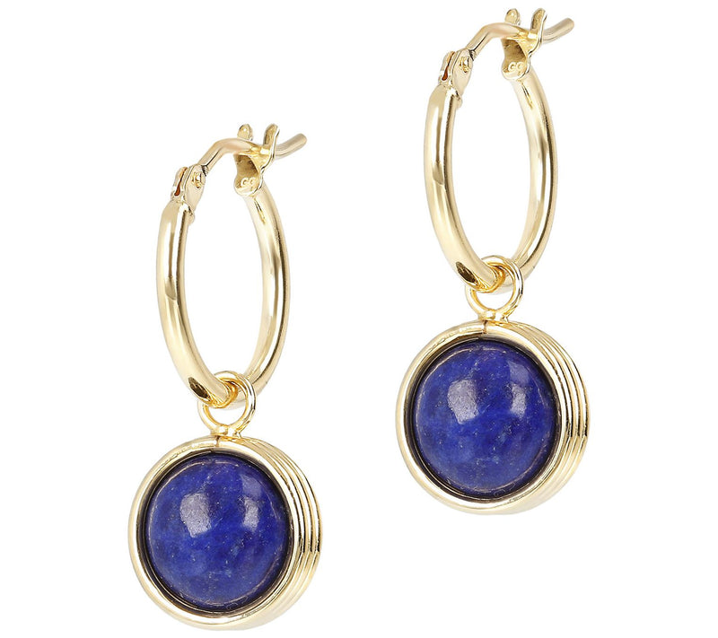 Gem Gossip Reversible Gemstone Dangle Earrings,10K Gold — View 5