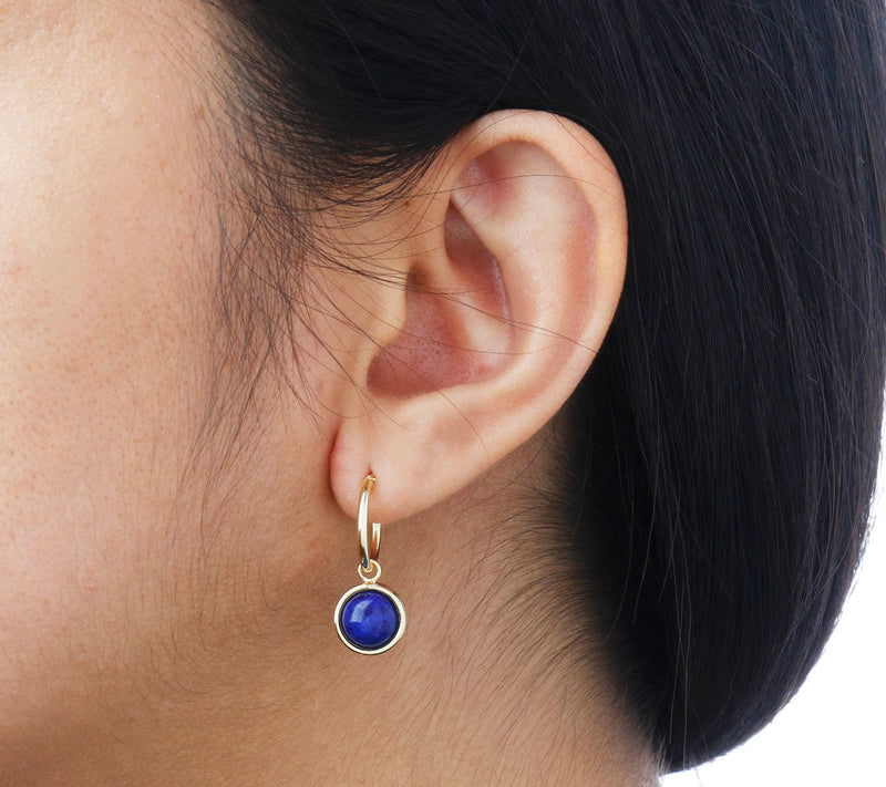 Gem Gossip Reversible Gemstone Dangle Earrings,10K Gold — View 9