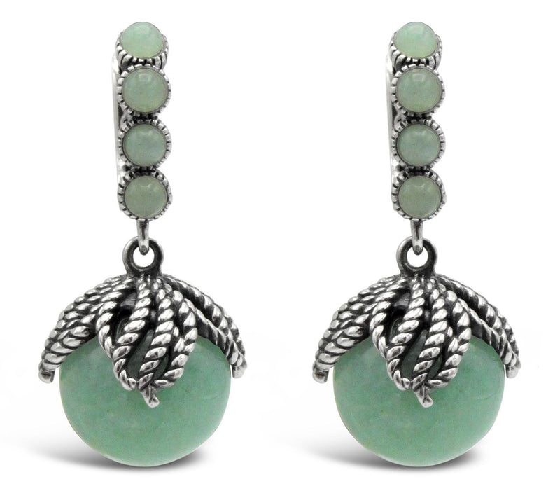 Tiffany Kay Studio Aventurine Bead Dangle Earrings — Main view