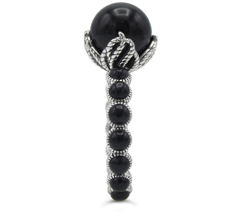 Tiffany Kay Studio Sterling Black Onyx Bead Ring — View 2