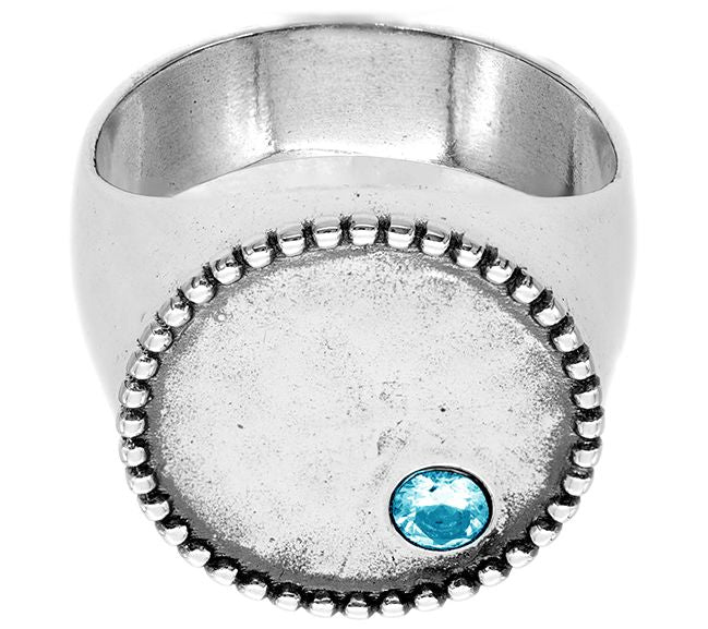 Or Paz Sterling Silver Personalized Gemstone Ring — View 7
