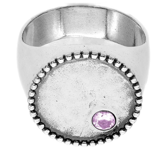 Or Paz Sterling Silver Personalized Gemstone Ring — View 13