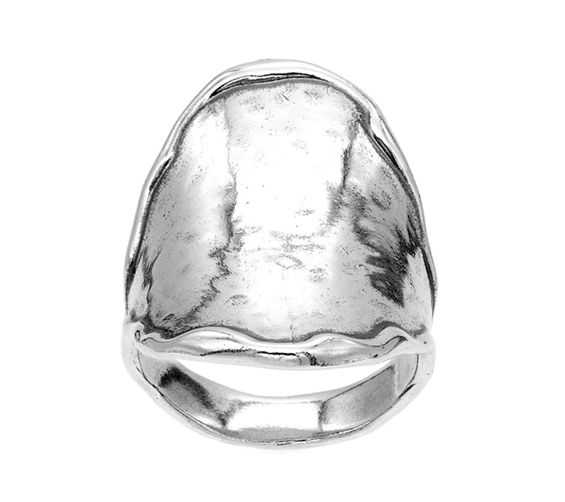 Or Paz Sterling Silver Personalized Saddle Ring — Main view