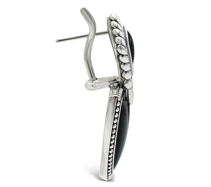 Tiffany Kay Studio Sterling Silver Onyx Drop Earrings — View 2