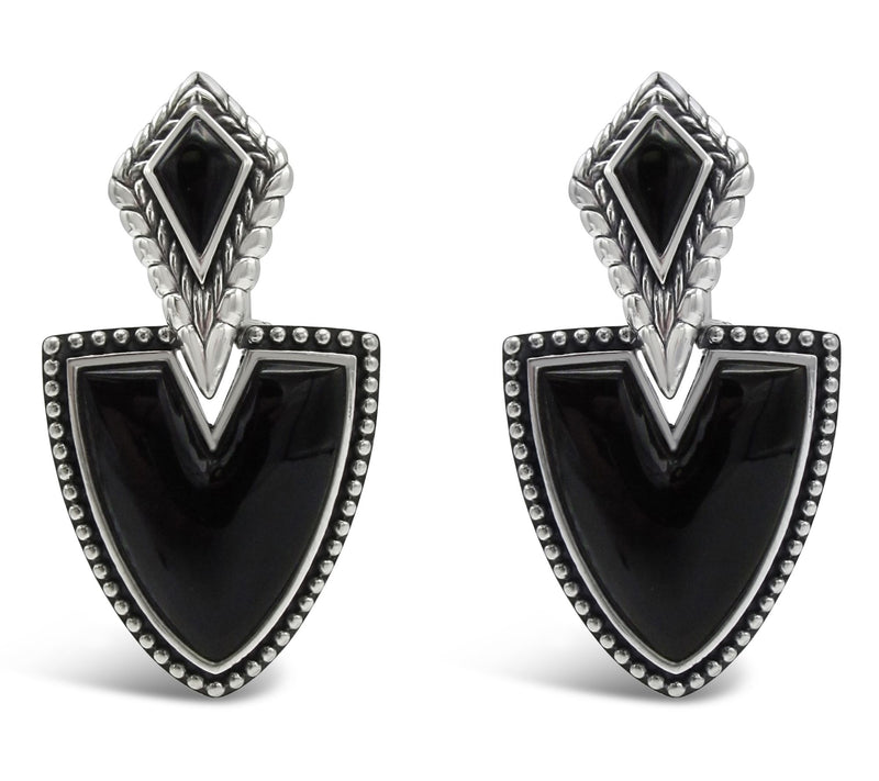 Tiffany Kay Studio Sterling Silver Onyx Drop Earrings — Main view