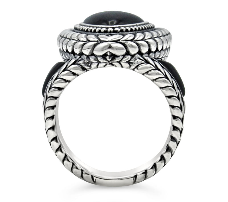 Tiffany Kay Studio Sterling Silver Onyx Ring — View 2