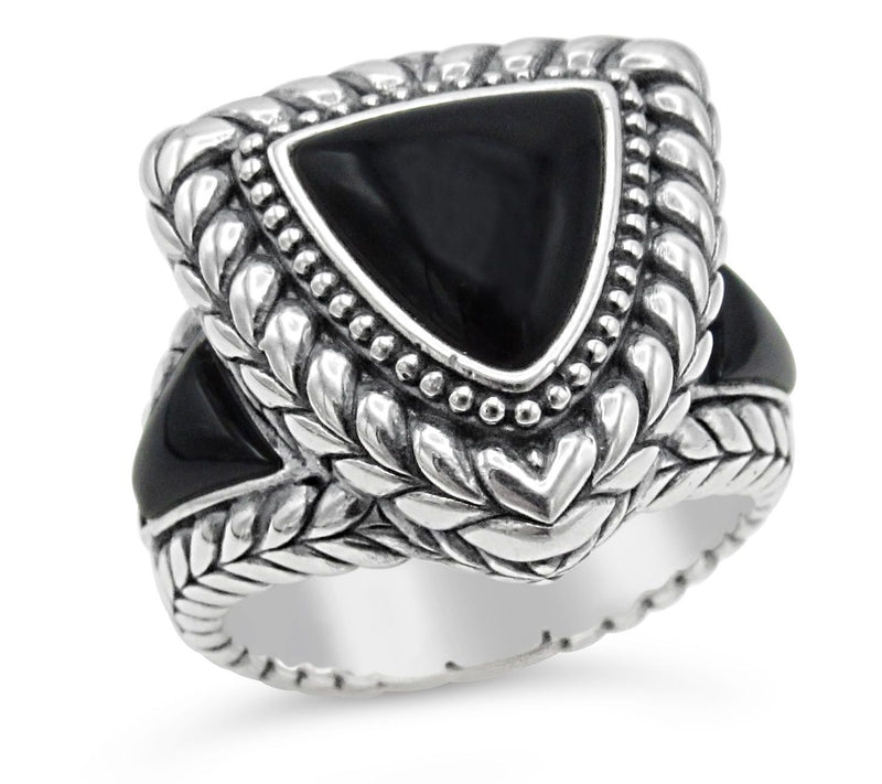 Tiffany Kay Studio Sterling Silver Onyx Ring — Main view
