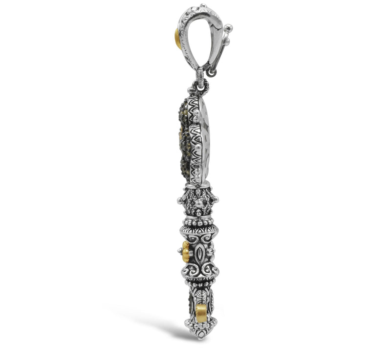 Barbara Bixby Sterling & 18K Gemstone Key of Wishes Enhancer — View 2