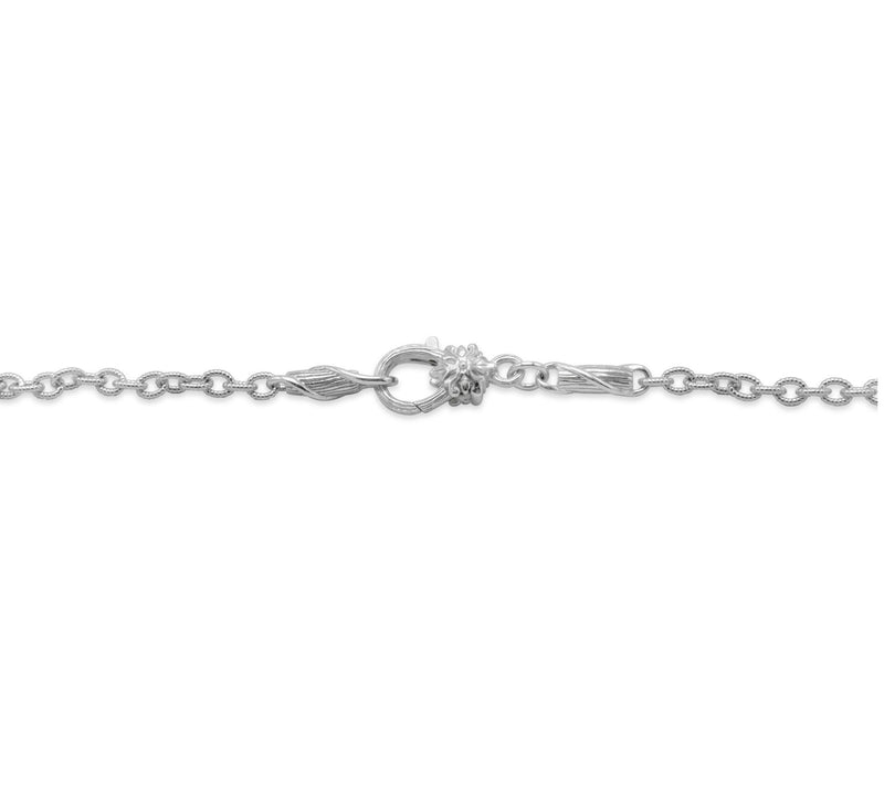 Ariva Sterling & 18K 1.40 cttw Blue Topaz Pendant w/ Chain — View 3