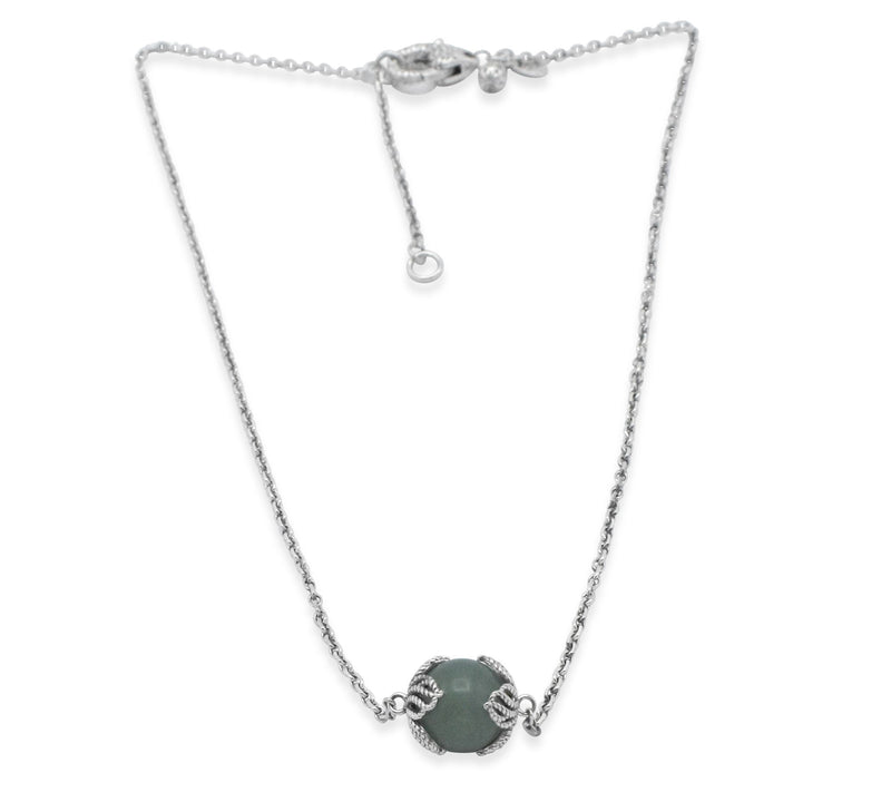 Tiffany Kay Studio Sterling Silver Aventurine Necklace — View 2