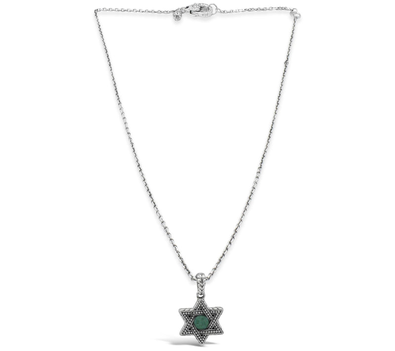 Tiffany Kay Studio Sterling Star of David Pendant w/ Chain — View 2