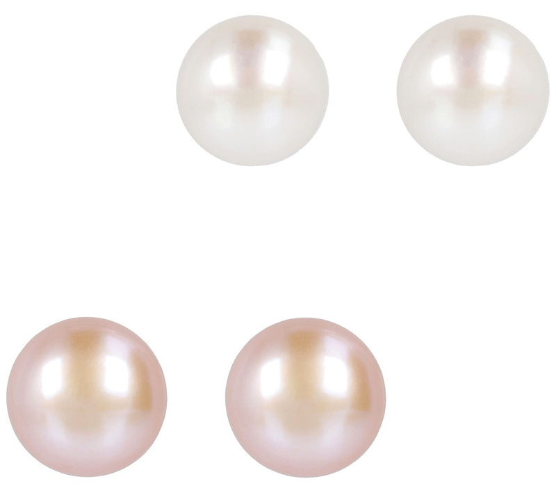 Honora Cultured Pearl Set of 2 Stud Earrings,Boxed — View 13