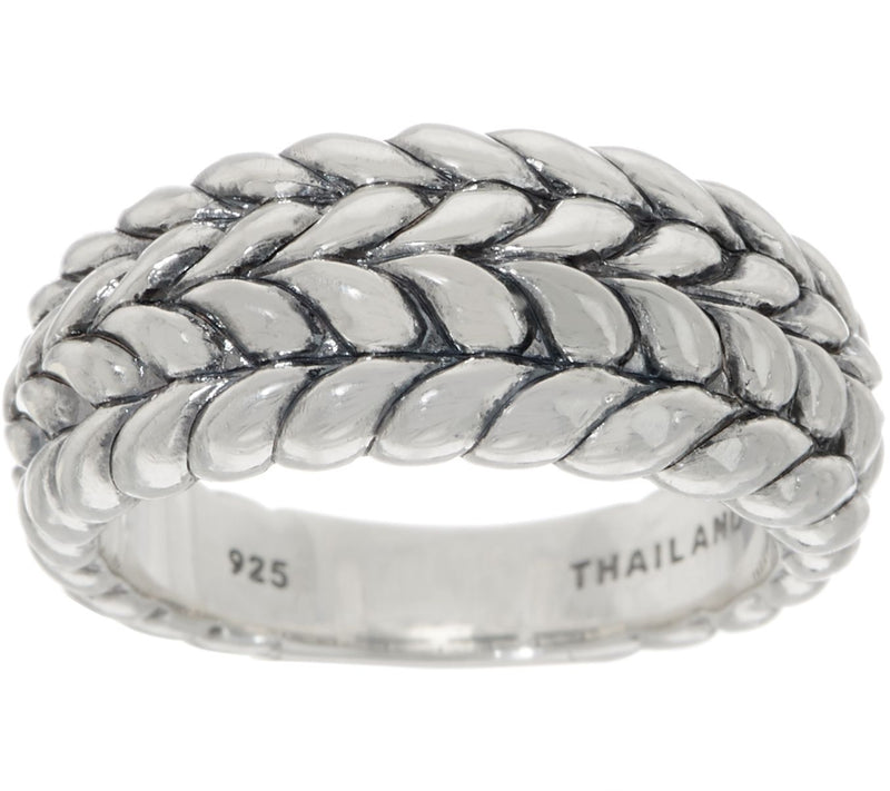 Tiffany Kay Studio Sterling Silver Herringbo neTapered Ring — Main view