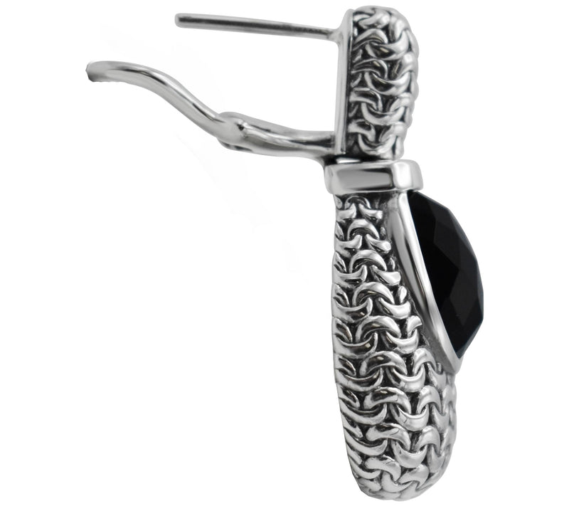 Tiffany Kay Studio Sterling Silver Purl Knit On yx Earrings — View 3
