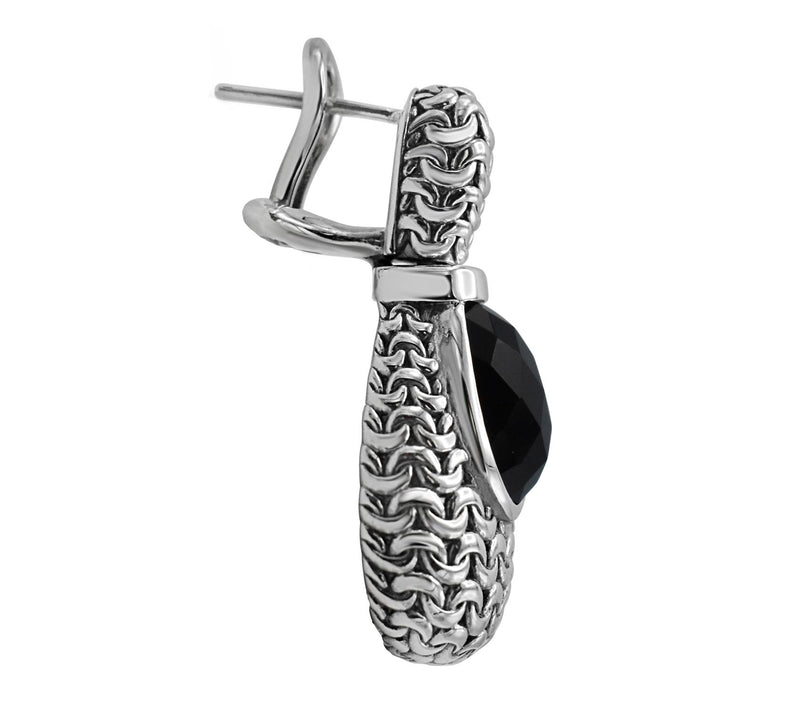 Tiffany Kay Studio Sterling Silver Purl Knit On yx Earrings — View 2