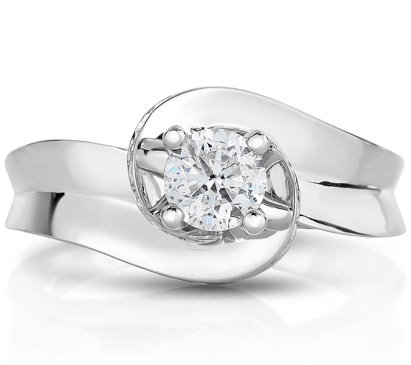 Affinity 1.00 cttw Round-Cut Diamond Ri ng, 14KGold — Main view