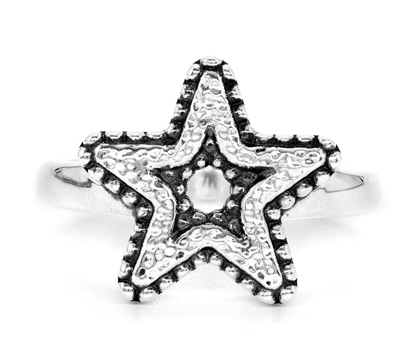 Or Paz Sterling Silver Star Ring — View 2