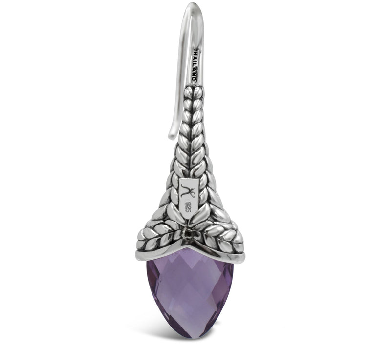 Tiffany Kay Studio Sterling Silver 9.00 cttw Amethyst Earring — View 3