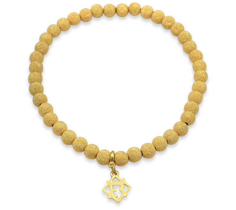 Elyse Ryan 14K Gold Clad Stardust Bead Stre tch Bracelet — Main view