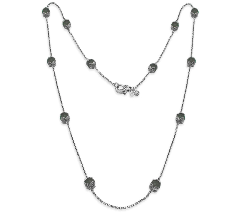 Tiffany Kay Studio Sterling Silver Aventurine S tation Necklac — View 2