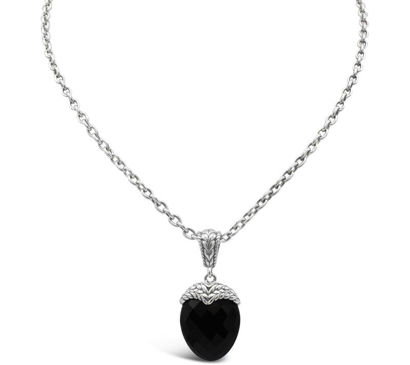 Tiffany Kay Studio Sterling Onyx Drop Necklace — Main view