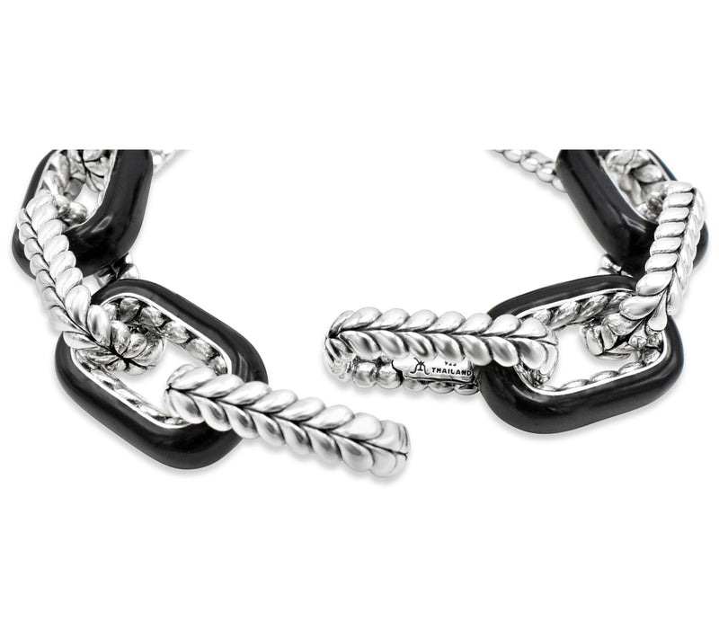 Tiffany Kay Studio Sterling Herringbone L ink Bracelet — View 7