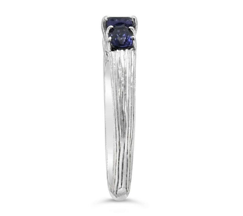 Ariva Sterling Silver Gemstone Textured Ring — View 8
